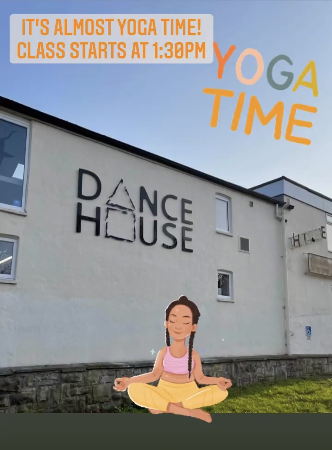 Tuesday Yoga at Dance House time