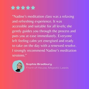 corporate feedback for yoga by @IamNadineHill