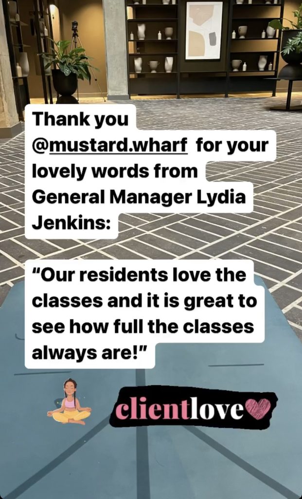 corporate feedback for yoga by @IamNadineHill