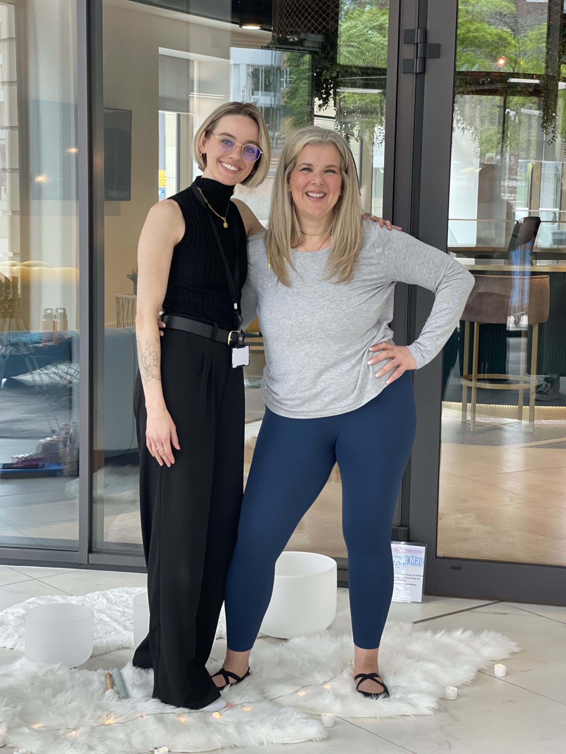 Yoga by Nadine Hill corporate client, Majestic, Leeds