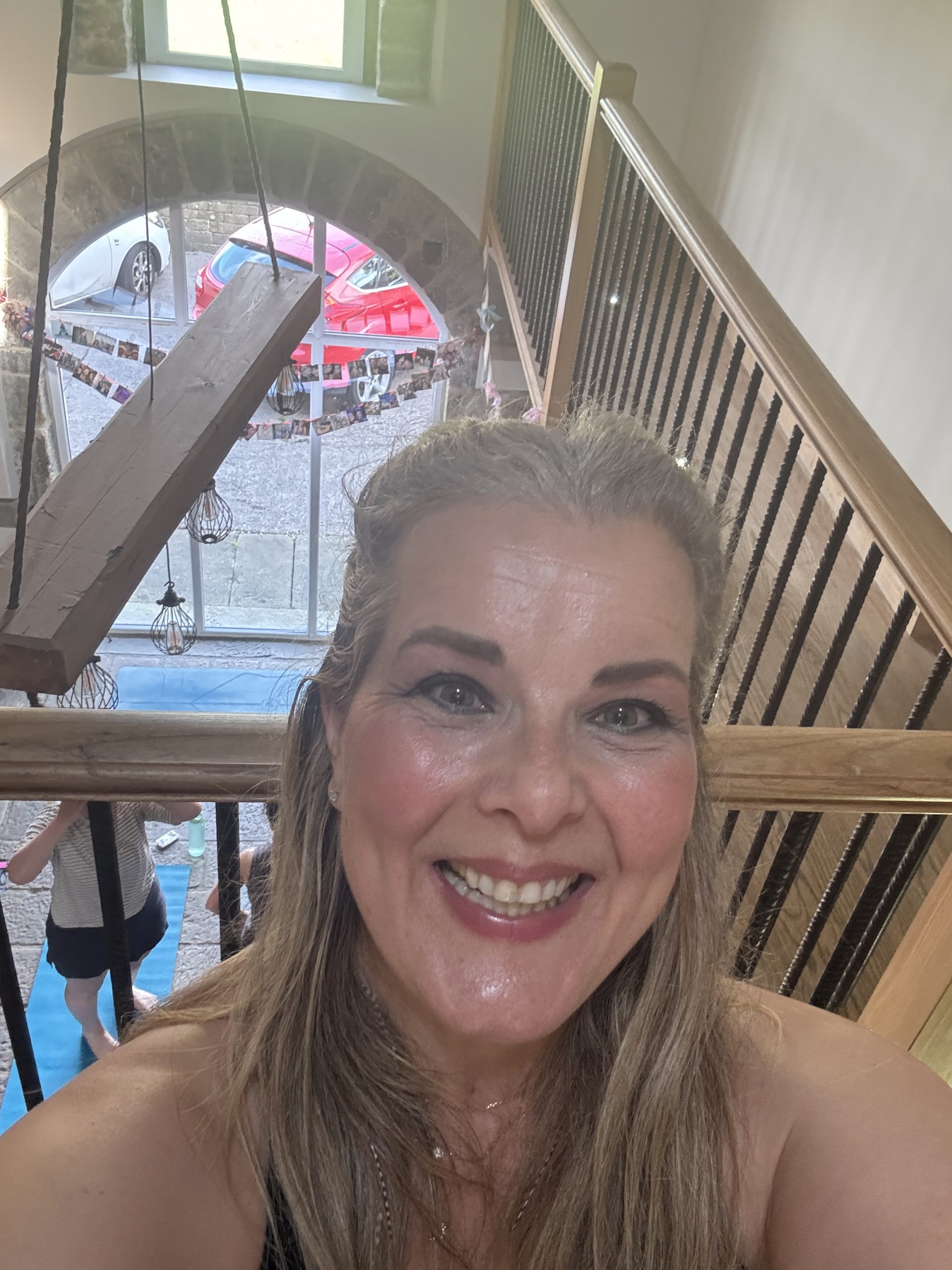 selfie at zen do Yoga by Nadine Hill