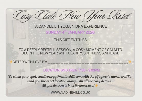 Cosy Club New Year gift certificate
