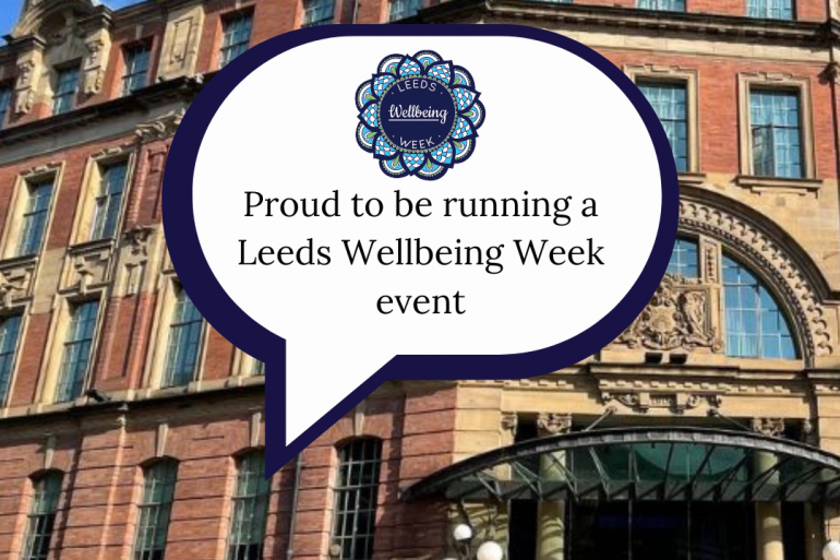 Malmaison is a venue partner for Leeds Wellbeing Week 2026 and Nadine Hill from Glow Within is running an event there. This is an image of the Malmaison building with their logo, the Glow Within logo and the words "Proud to be running a Leeds Wellbeing Week event"